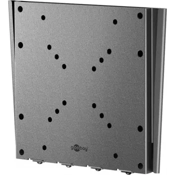 Goobay Caravan FIXED (M) TV Wall Mount for Caravans and Motorhomes, Black 74415