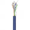 Goobay Cat 6a U/UTP Network Cable, 305 m, Solid Copper, AWG 23, LSZH, Blue (96097)
