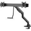 GOOBAY Dual Monitor Desk Mount Office (Black)