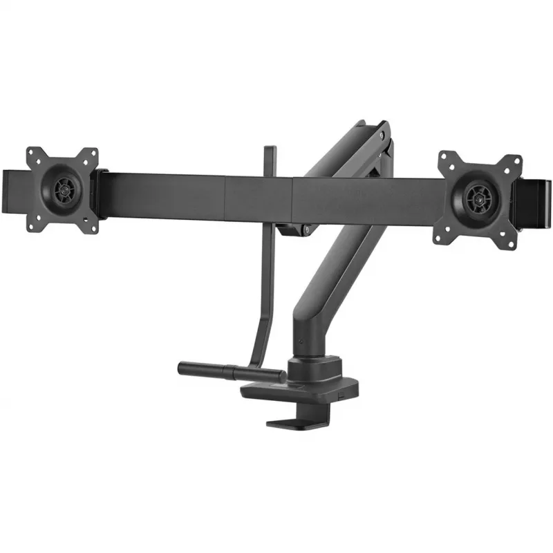 GOOBAY Dual Monitor Desk Mount Office (Black)