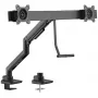 GOOBAY Dual Monitor Desk Mount Office (Black)