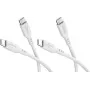 Goobay Set 2x USB-C Silicone Cable, 1.5 m, White (81244)