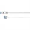 GOOBAY Ultra-Flexible Cat.6a Slim Patch Cable U/FTP, White, 5 m, Extra-Short Connectors