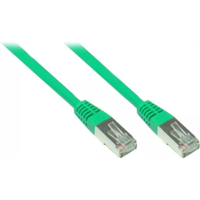 Good Connections Cat. 5e SF/UTP Patch Cable, 7.5 m, Green 855G-075