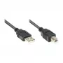 Good Connections USB 2.0 A to B Cable, 0.25 m, Black