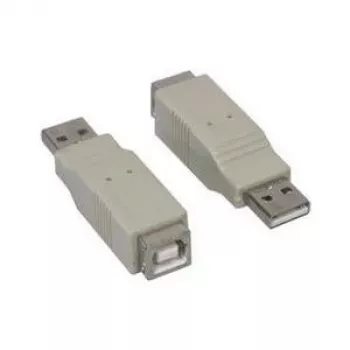 Good Connections USB 2.0 Adapter Type-A Male to Type-B Female, 480 Mbps, Black (USB-AMBF)