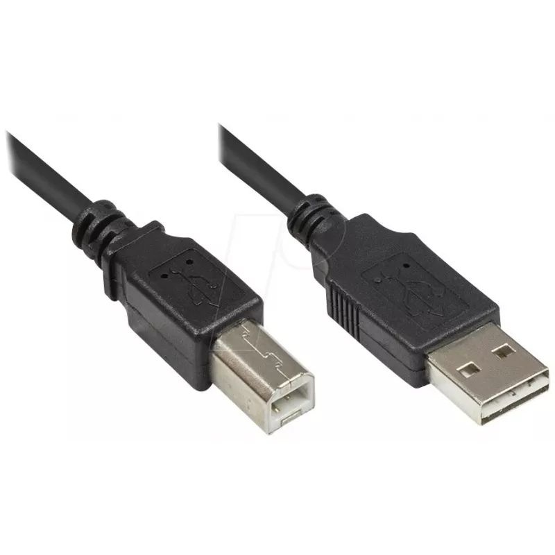 Good Connections USB 2.0 Cable A-B 2m Black