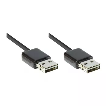 Good Connections USB 2.0 High-Speed EASY Cable A Male to A Male, 2m, Black