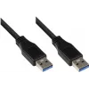 Good Connections USB 3.0 Cable, Type-A Male to Type-A Male, Black, 0.5 m 2712-S005