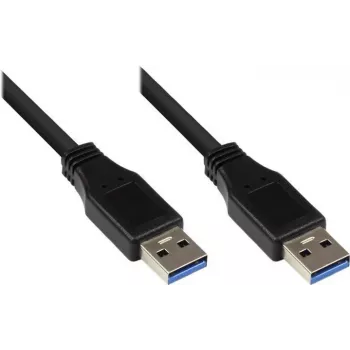 Good Connections USB 3.0 Cable, Type-A Male to Type-A Male, Black, 0.5 m 2712-S005