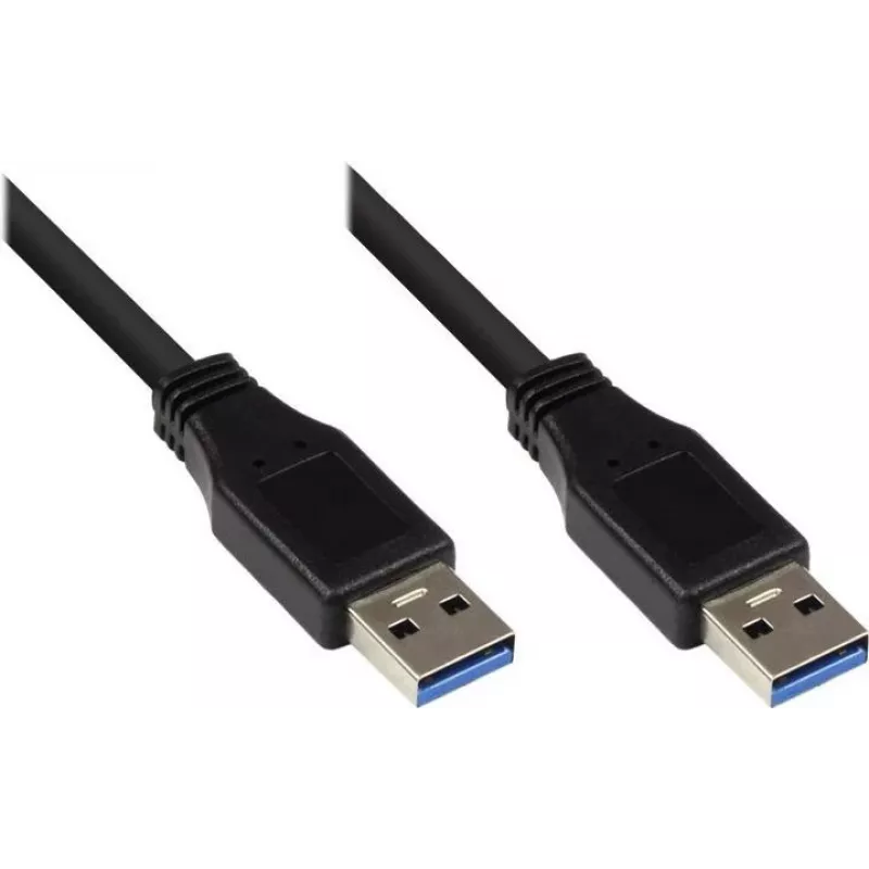 Good Connections USB 3.0 Cable, Type-A Male to Type-A Male, Black, 0.5 m 2712-S005