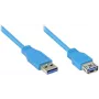 Good Connections USB 3.0 Extension Cable Type-A Male to Type-A Female, Blue, 1.8 m 2711-B02