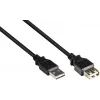 GoodConnections Alcasa 2511-EU01 USB 2.0 Extension Cable, USB-A Male to USB-A Female, 1.8 m, Black