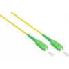 GoodConnections Alcasa LW-S920SASA OS2 Single-Mode Fiber Optic Patch Cable LC to SC, 20 m, Yellow, LSZH