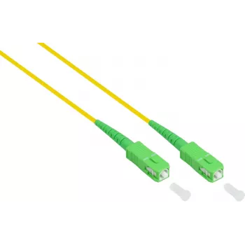 GoodConnections Alcasa LW-S920SASA OS2 Single-Mode Fiber Optic Patch Cable LC to SC, 20 m, Yellow, LSZH