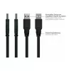 GoodConnections Alcasa UK20P-AEA-020S USB 2.0 Extension Cable, USB-A Male to USB-A Female, 2 m, Black