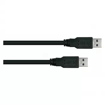 GoodConnections Alcasa UK30P-AA-010S USB 3.2 Gen 1 USB-A to USB-A Cable (1m, Black)