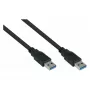 GoodConnections Alcasa UK30P-AA-010S USB 3.2 Gen 1 USB-A to USB-A Cable (1m, Black)