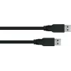 GoodConnections Alcasa UK30P-AA-030S USB 3.2 Gen 1 Cable – USB-A to USB-A, 3 m, Black