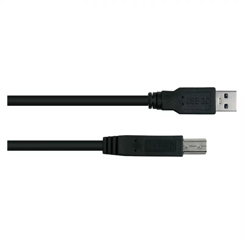 GoodConnections Alcasa UK30P-AB-005S USB 3.2 Gen 1 Cable, USB-A to USB-B, 0.5 m, Black