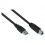 GoodConnections Alcasa UK30P-AB-005S USB 3.2 Gen 1 Cable, USB-A to USB-B, 0.5 m, Black
