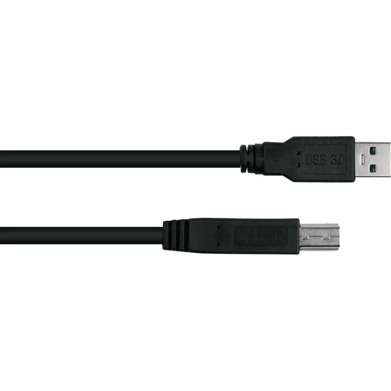 GoodConnections Alcasa USB 3.2 Gen 1 Cable A to B 1.8m Black