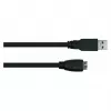 GoodConnections Alcasa USB 3.2 Gen 1 Cable, USB-A to Micro-B, 1.8 m, Black