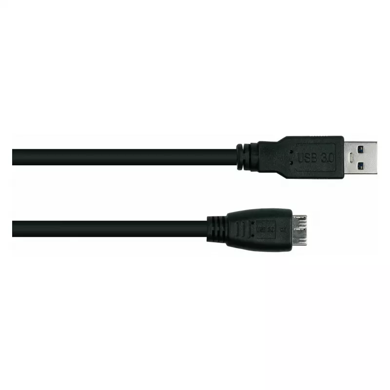 GoodConnections Alcasa USB 3.2 Gen 1 Cable, USB-A to Micro-B, 1.8 m, Black