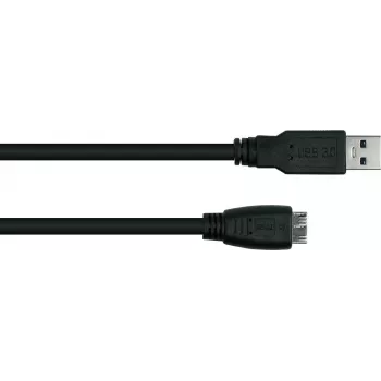 GoodConnections Alcasa USB 3.2 Gen 1 Cable, USB-A to Micro-B, 3 m, Black UK30P-AMB-030S