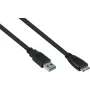 GoodConnections Alcasa USB 3.2 Gen 1 Cable, USB-A to Micro-B, 3 m, Black UK30P-AMB-030S
