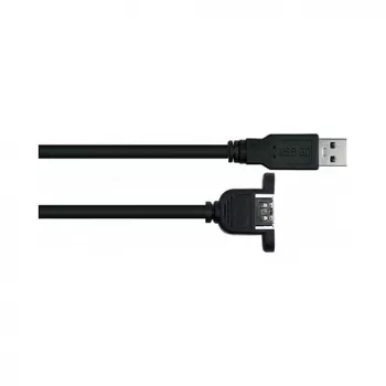 GoodConnections Alcasa USB 3.2 Gen 1 Extension Cable, USB-A Male to USB-A Male, 2 m, Black