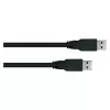 GoodConnections Alcasa USB 3.2 Gen 1 Type-A to Type-A Patch Cable 0.5 m Black (UK30P-AA-005S)