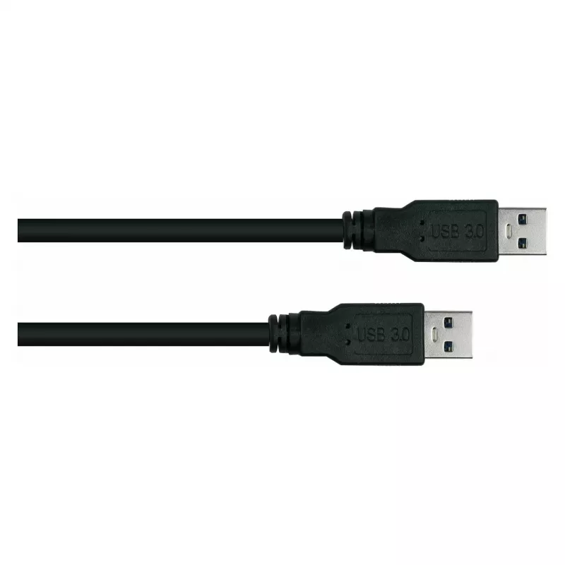GoodConnections Alcasa USB 3.2 Gen 1 Type-A to Type-A Patch Cable 0.5 m Black (UK30P-AA-005S)
