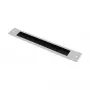 GoodConnections Brush Strip 380 mm x 57 mm for Good Connections® 19 Wall Enclosure FLAT-Pack (GC-RFxxxG), Light Grey (RAL7035)