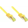 GoodConnections Cat.7 RJ45 Patch Cable - 25m, Yellow, S/FTP PiMF, Halogen-Free, 600MHz (8070R-250Y)