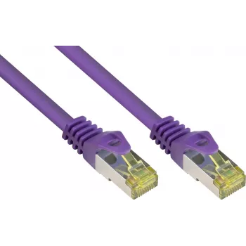 GoodConnections Cat.7 S/FTP Patch Cable with RNS® Latch Protection, 40 m, Violet 8070R-400V