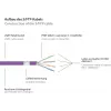 GoodConnections Cat.7 S/FTP Patch Cable with RNS® Latch Protection, 40 m, Violet 8070R-400V