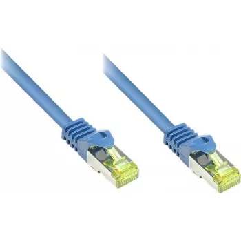 GoodConnections Cat.7 S/FTP RJ45 Patch Cable, 15m, Blue, Halogen-Free, 600MHz, Latch Protection 8070R-150B