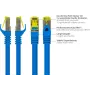 GoodConnections Cat.7 S/FTP RJ45 Patch Cable, 15m, Blue, Halogen-Free, 600MHz, Latch Protection 8070R-150B