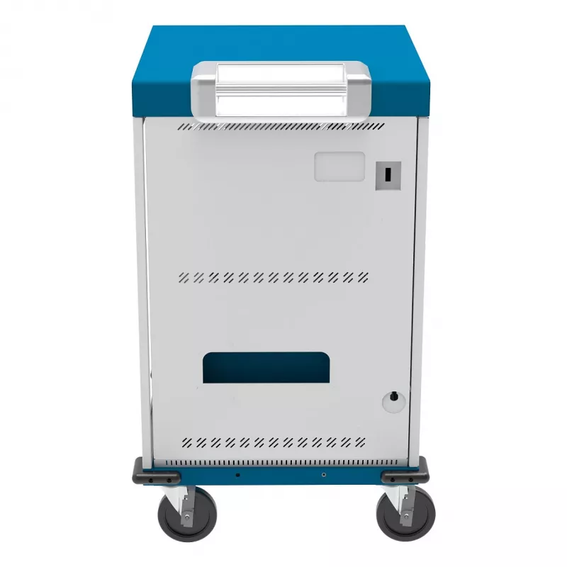 GoodConnections GEMMA N32 Notebook Charging Cart White/Blue