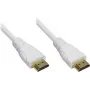 GoodConnections High-Speed HDMI Cable with Ethernet - Gold-Plated Connectors - White - 1.5m