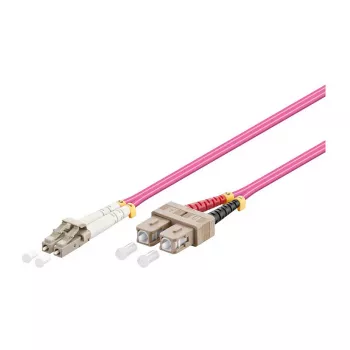 GoodConnections LW-820LS4 Fiber Optic Patch Cable OM4 50/125µm Duplex LC-SC 20m