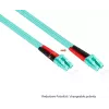 GoodConnections OM3 Duplex Multimode Fiber Patch Cable LC/ST, 50/125, LSZH, Exchangeable Polarity, 1m
