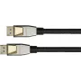 GoodConnections PREMIUM DisplayPort 2.0 Cable, 54 Gbit/s, UHBR 13.5, 4K @240Hz / 8K @60Hz, Full Metal Connectors, Copper (DP20-PY020)