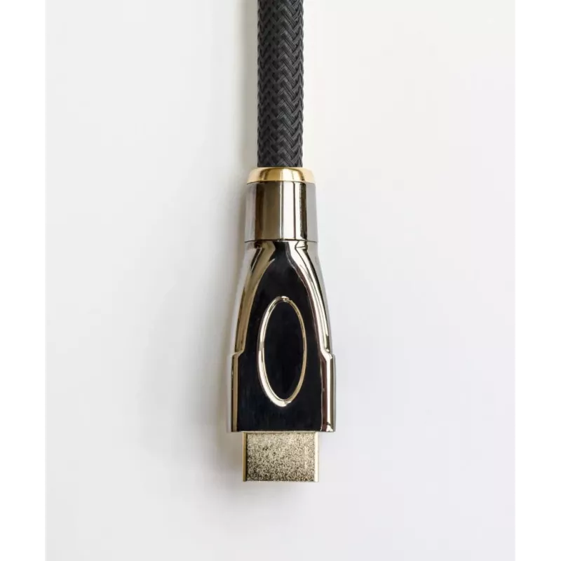 GoodConnections PYTHON Series High-Speed HDMI Cable with Ethernet, 4K UHD 60Hz, 18Gbps, Gold-Plated, Nylon Braid, 3m, Black (GC-M0018)