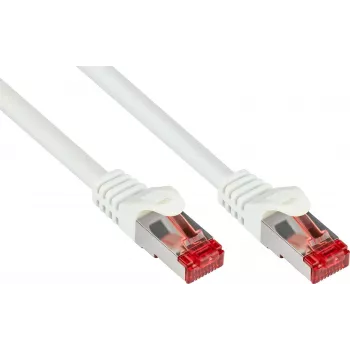 GoodConnections RNS® Cat.6 S/FTP PiMF Patch Cable with Latch Protection, White, 25m 8060-250W