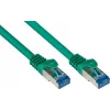 GoodConnections RNS® Cat. 6A S/FTP Halogen-Free Patch Cable with Latch Protection, 3 m, Green