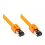 GoodConnections RNS® Cat.8.1 S/FTP Patch Cable, LSZH, 2000MHz, 40Gbit/s, Orange, 1.5m