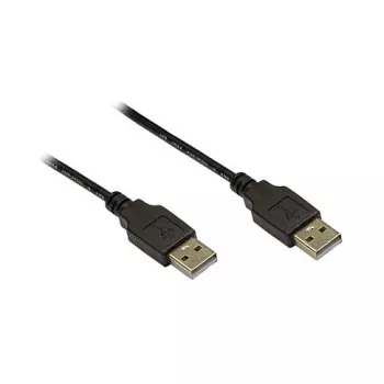 GoodConnections USB 2.0 A to A Cable, 1m, Black (2212-AA1S)