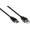 GoodConnections USB 2.0 Extension Cable A Male to A Female, 0.6 m, Black